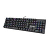 Teclado gamer mecânico Clanm King CL-TK87 preto Red Switch