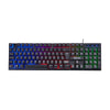 Teclado gamer de membrana Clanm Jungle CL-TJ8313 preto