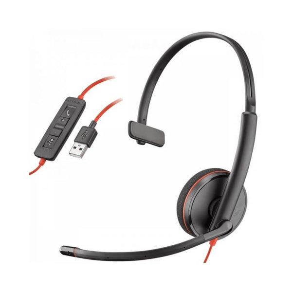 Fone de ouvido com microfone Plantrionics C3210 Blackwire