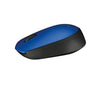 Mouse sem fio Logitech M170 azul com preto