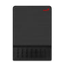 MOUSEPAD GENIUS COM APOIO PARA PULSO GEL PRETO  G-WMP 200m