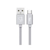 CABO USB ELG TIPO C PRATA1,0M NYLON -TC10BS