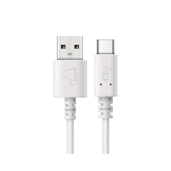 CABO USB ELG TIPO C BRANCO 2,0M -TCUSB2