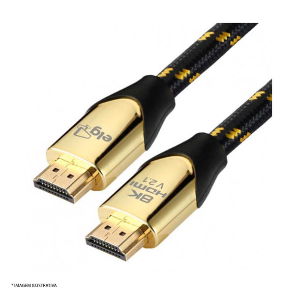 CABO HDMI M X M 3,00 MTS 2.1 8K 3D ELG - HS8K30