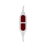 Headset gamer Redragon Zeus X H510 RGB branco com vermelho