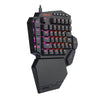 Teclado gamer mecânico Redragon RGB Switch Azul Diti X K601-RGB