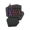 Teclado gamer mecânico Redragon RGB Switch Azul Diti X K601-RGB
