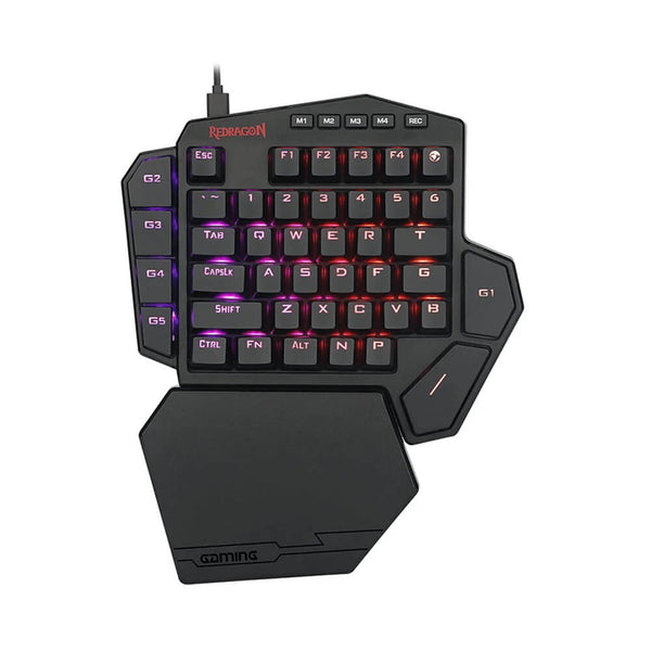 Teclado gamer mecânico Redragon RGB Switch Azul Diti X K601-RGB