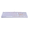 Teclado gamer mecânico Redragon Mitra branco switch marrom K551
