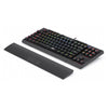 Teclado óptico gamer Redragon K588 RGB Pro Switch Marrom