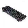 Teclado gamer mecânico Redragon Dragonborn RGB preto switch azul