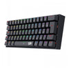 Teclado gamer mecânico Redragon Dragonborn RGB preto switch azul