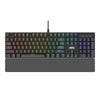 Teclado mecânico gamer AOC GK500 switch azul