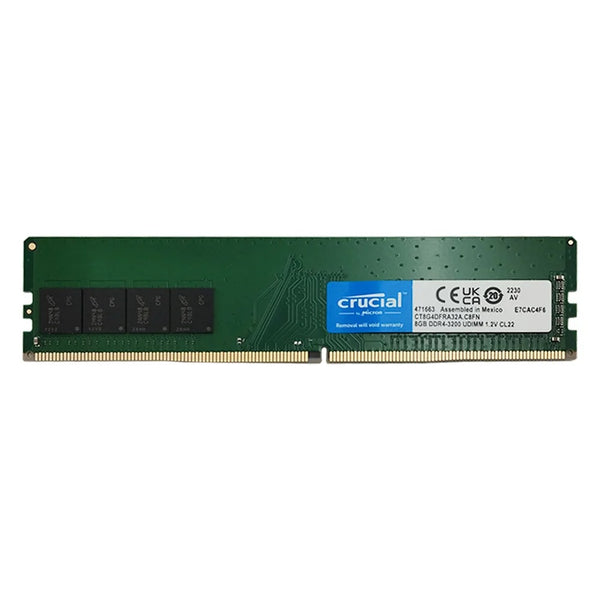 Memória 8GB DDR4 3200 Crucial - CT8G4DFRA32A