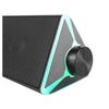 Caixa de Som Soundbar Gamer Vinik Galaxy 6W 2.0 LED Rainbow Preta