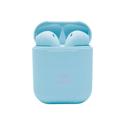 Fone de Ouvido OEX Candy TWS11 Bluetooth Azul Claro Sem Fio