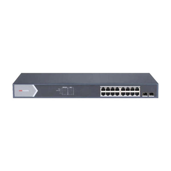 Switch Hikvision 16 Portas 10/100/1000 DS-3E0518P-E/M PoE 2SFP