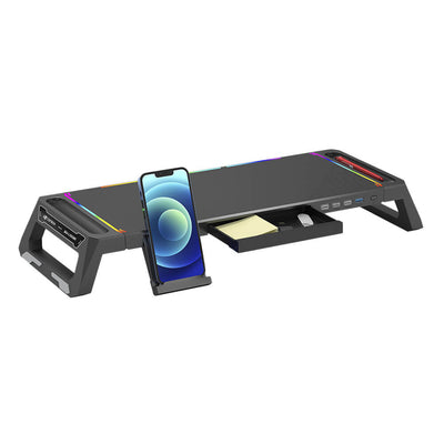 Suporte para Monitor BM-L100BK C3tech RGB preto