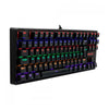 Teclado mecânico gamer Redragon switch marrom Daksa K576R-1