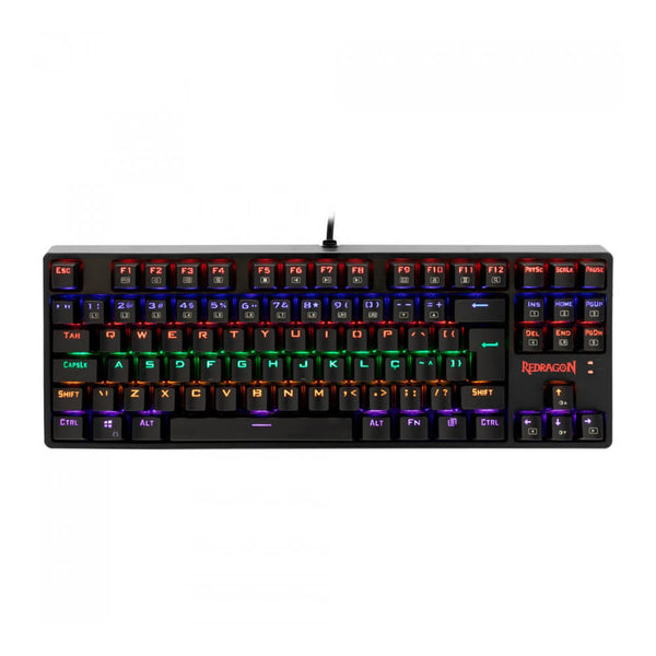 Teclado mecânico gamer Redragon switch marrom Daksa K576R-1
