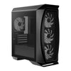 Gabinete gamer Aero One Mini Frost Aerocool Mid Tower preto RGB