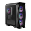 Gabinete gamer Aero One Mini Frost Aerocool Mid Tower preto RGB