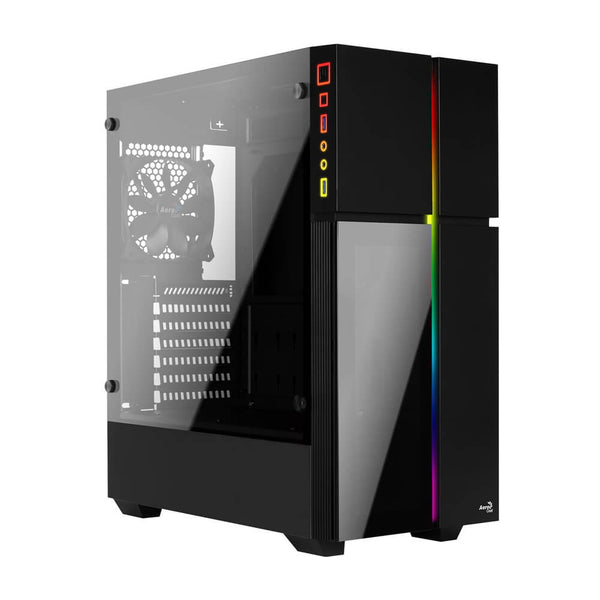 Gabinete Gamer Playa Aerocool Preto Mid Tower RGB 67967