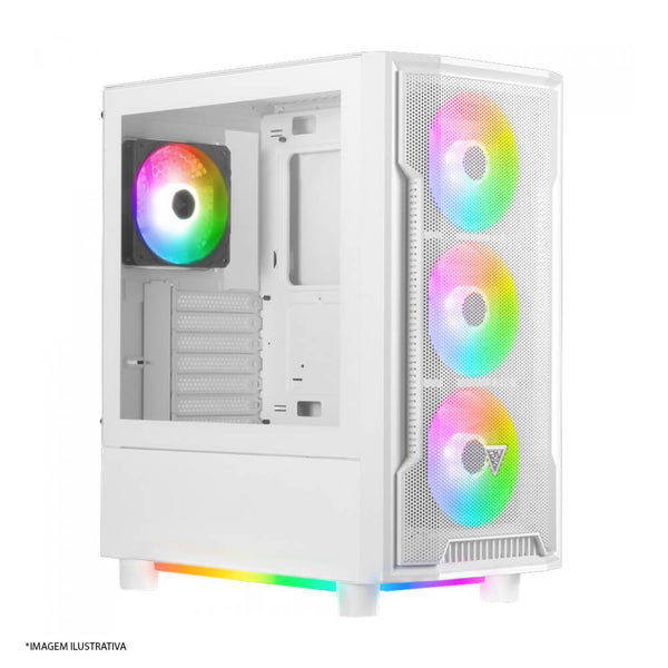 GABINETE GAMDIAS GAMER ATHENA M6 S/FAN BRANCO