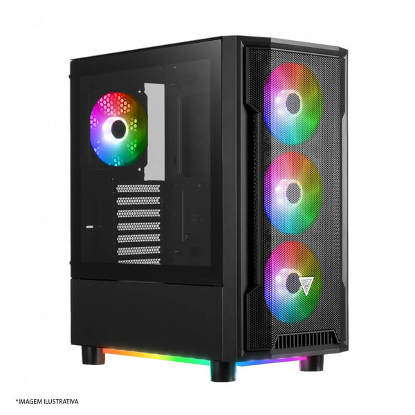 Gabinete gamer Gamdias Athena M6 sem fan