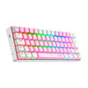 Teclado mecânico gamer Redragon K630PW-RGB Dragonborn branco