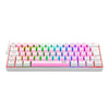 Teclado mecânico gamer Redragon K630PW-RGB Dragonborn branco