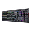 Teclado Mecânico Gamer Horus Redragon K619 Switch Blue RGB