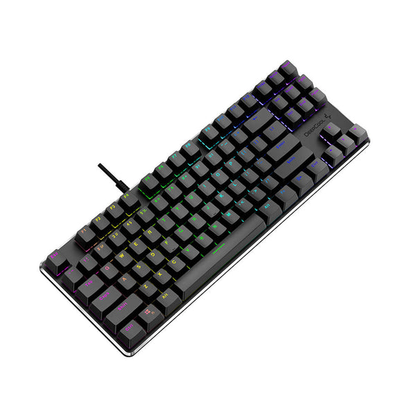 Teclado Mecânico Gamer KB500 Deepcool RGB Preto Switch Vermelho