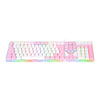 Teclado Membrana Gamer Dyaus 2 Lollipop Redragon K509 RGB Branco