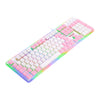 Teclado Membrana Gamer Dyaus 2 Lollipop Redragon K509 RGB Branco