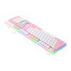 Teclado Membrana Gamer Dyaus 2 Lollipop Redragon K509 RGB Branco