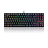Teclado Magnético Gamer Kumara Pro Redragon RGB Switch Vermelho