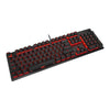 Teclado gamer mecânico USB K60 preto Corsair Cherry Viola