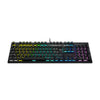 TECLADO USB CORSAIR GAMER MECANICO K60 PRETO CHERRY VIOLA RGB  -