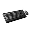 KIT TECLADO E MOUSE S/FIO LECOO KW202 PRETO