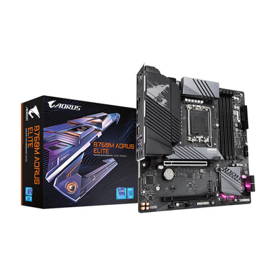 Placa mãe i5 i7 e i9 Gigabyte Aorus Elite B760M DDR5 12/13 geraçã