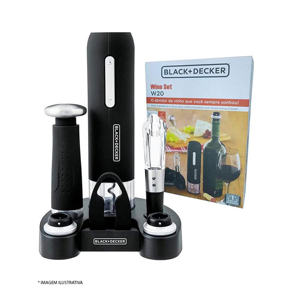 Kit Abridor de Vinho Black+Decker W20