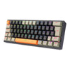 Teclado Mecânico Gamer Redragon Fizz K617 RGB Laranja e Preto