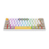 Teclado Mecânico Gamer Redragon Fizz K617 RGB Amarelo e Branco