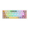 Teclado Mecânico Gamer Redragon Fizz K617 RGB Amarelo e Branco