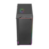 Gabinete gamer AeroCool Skribble preto RGB lateral vidro 78107