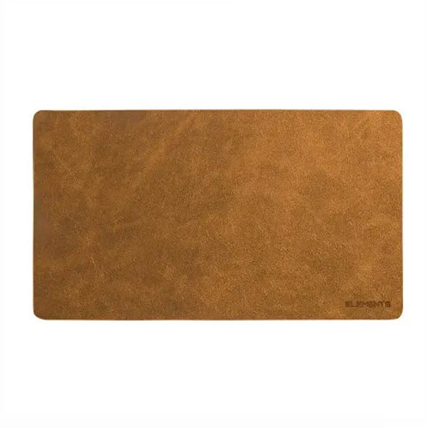 Mouse Pad Elements em Couro Caramelo 700x400mm