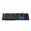 Teclado gamer Naja semi mecânico Viper Pro preto RGB