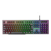 Teclado gamer Naja semi mecânico Viper Pro preto RGB