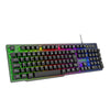 Teclado gamer Naja semi mecânico Viper Pro preto RGB